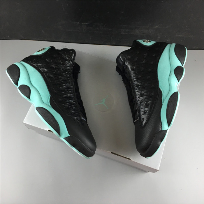 jordan 13 retro black island green 414571-030