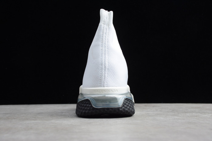 Ba*len*cia*ga speed trainer sneakers all white wt-9028