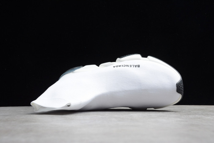 Ba*len*cia*ga speed trainer sneakers all white wt-9028