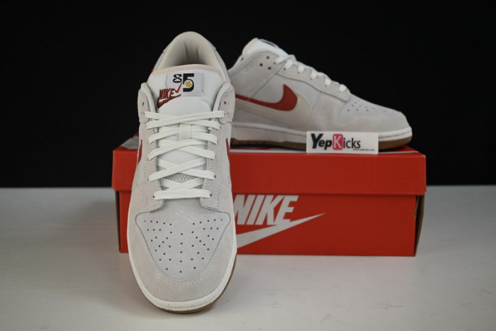 nike dunk low double s*h sail orange do9457-100