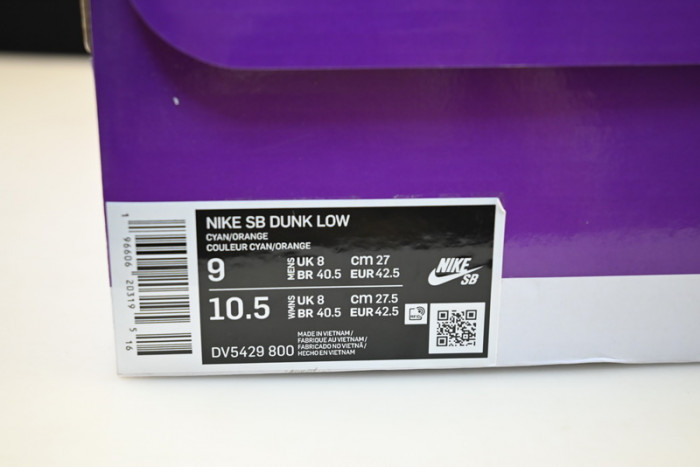 nike sb dunk low “noise aqua” dv5429-800