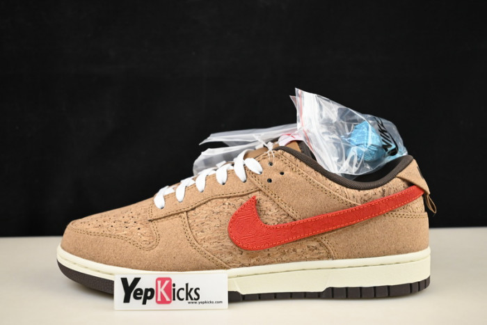 nike dunk low sp clot cork fn0317-121