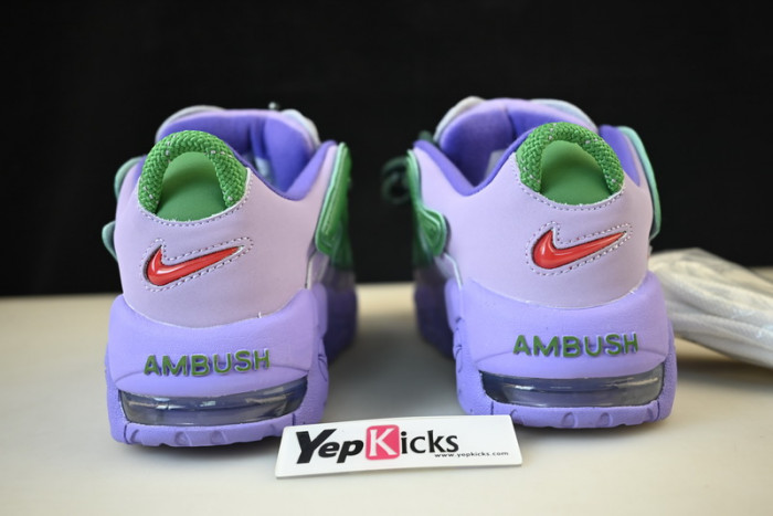 ambush x nike air more uptempo low “lilac” fb1299-500
