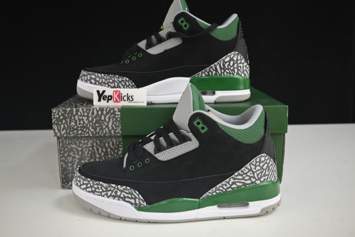 air jordan 3 retro pine green ct8532-030