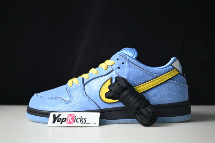 the powerpuff girls x nike sb dunk low “bubbles fz8320-400