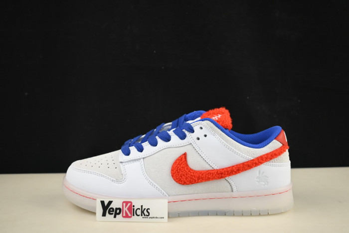 nike dunk low year of the rabbit white rabbit fd4203-161