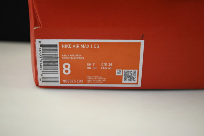 nike air max 1 anniversary red 908375-103