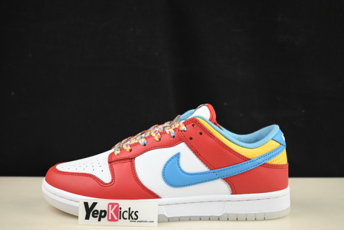 nike dunk low lebron james fruity pebbles dh8009-600