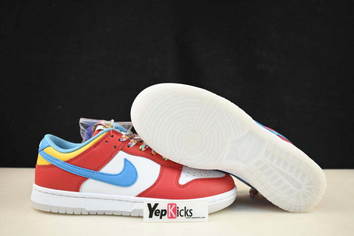 nike dunk low lebron james fruity pebbles dh8009-600