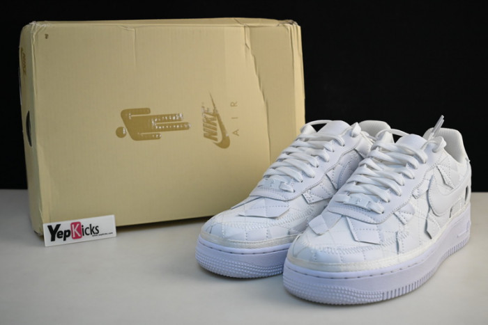 nike air force 1 low billie eilish triple white dz3674-100