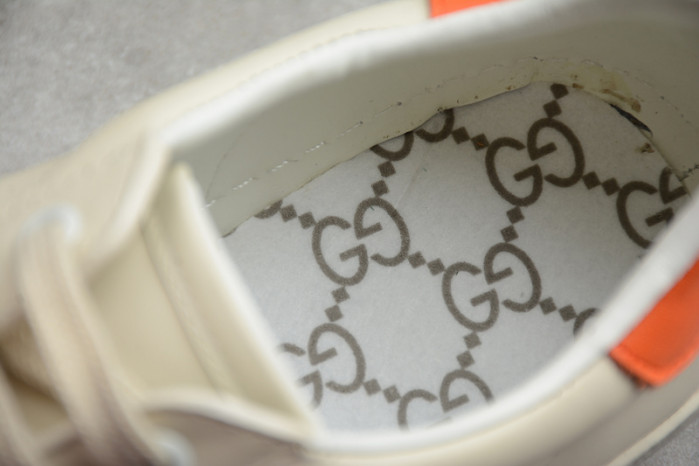 g*u*i low-top sneaker white with mickey e1246