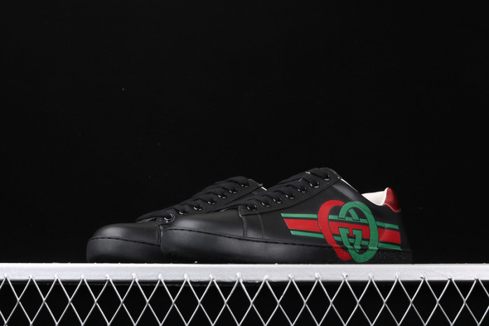 g*u*i low-top sneaker black e1245