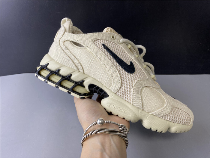 stussy x air zoom spiridon caged cq5486-200