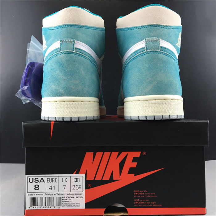 air jordan 1 retro high og turbo green 555088-311