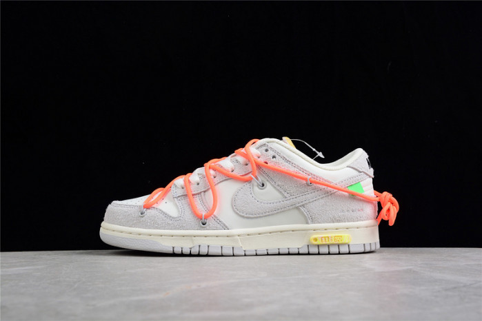 nike dunk low ow lot 11 dj0950-108