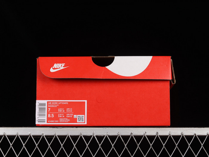 nike air more uptempo black white 414962-002