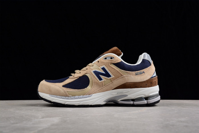 new balance 2002r beige navy blue ml2002r5