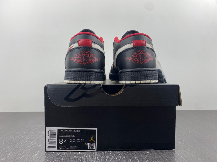 air jordan 1 low se just skate black fj7073-010