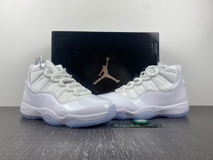 jordan 11 retro silver anniversary sneakers