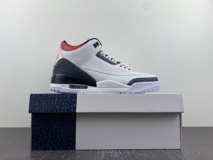 air jordan 3 fire red denim cz6431-100