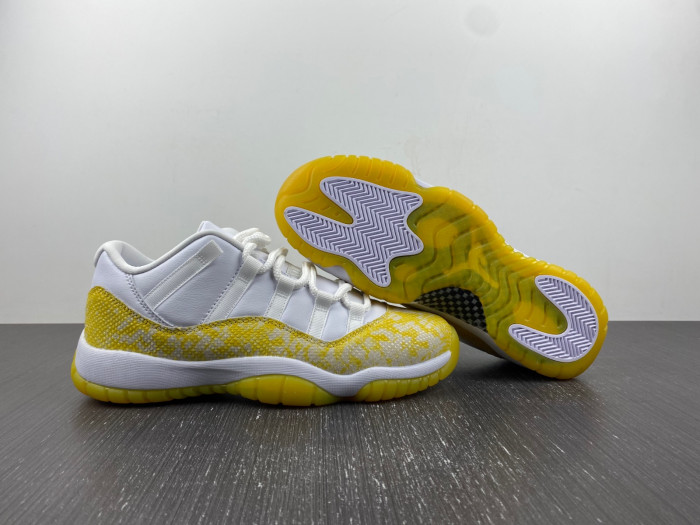 air jordan 11 low “yellow snakeskin” ah7860-107