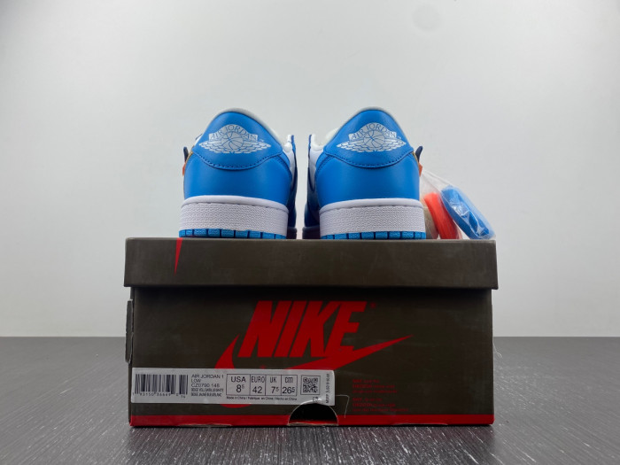 off-white x air jordan 1 low unc cz0790-148