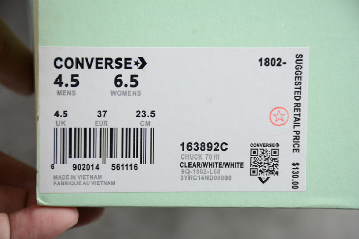 converse chuck taylor all-star hi ow 163892c