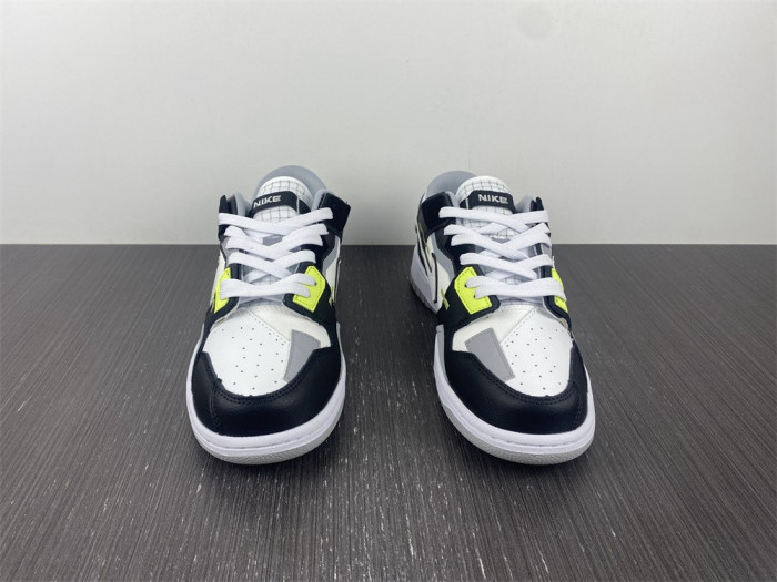 nike dunk low scrap wolf grey light lemon twist dc9723-001