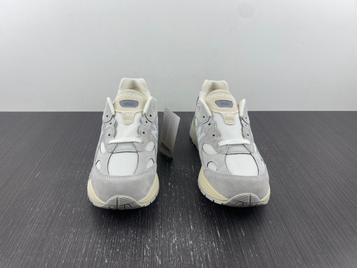 new balance 992 white silver m992md
