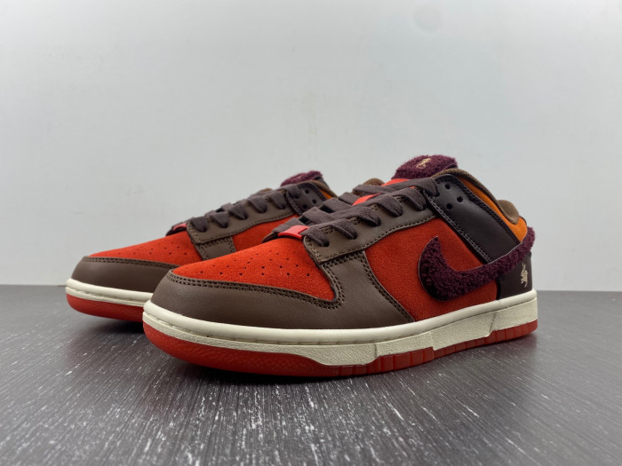 nike dunk low prm year of the rabbit light crimson fd4203-661