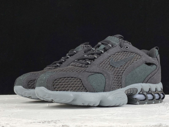 stussy x air zoom spiridon caged cq5486-001