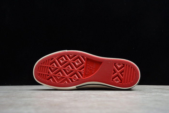 converse chuck taylor 70s high top black/black/white c0010