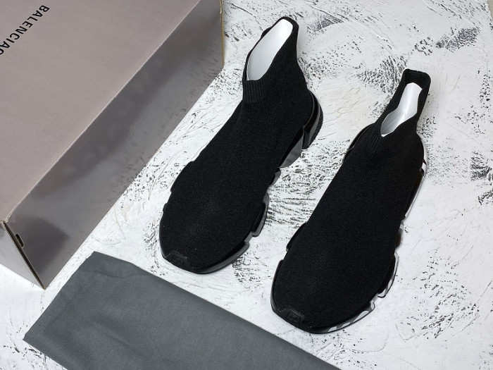 Ba*len*cia*ga speed trainer sneakers letter bottom wt-9038