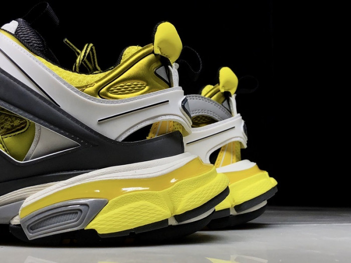 Ba*len*cia*ga track trainer gray yellow w09o5 8129