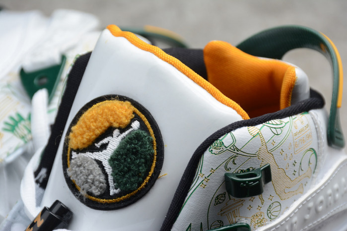 air jordan 6 rings seattle S*personics white green yellow 322992-102