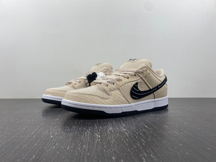 nike sb dunk low albino & preto fd2627-200