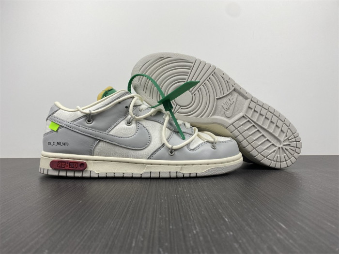 ow x nike dunk lot 25 dm1602-121