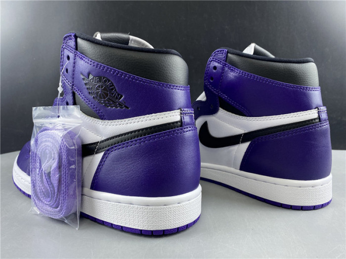 air jordan 1 retro high court purple white 555088-500