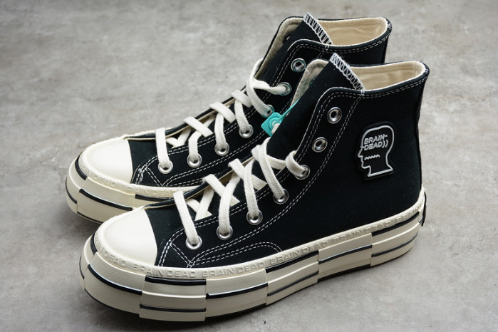 converse chuck taylor all-star 70s high brain dead black c0004