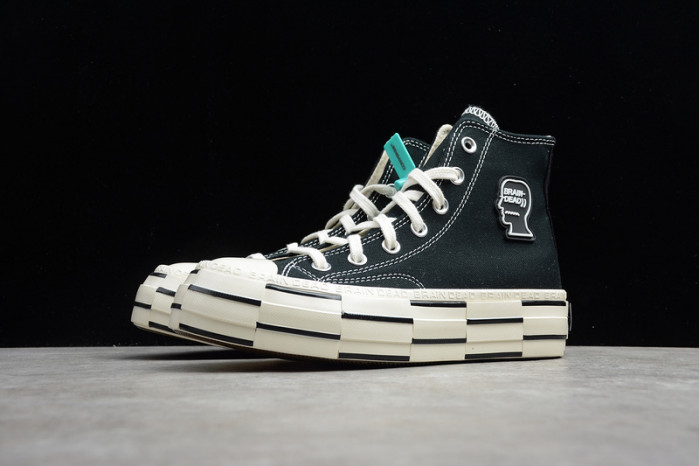 converse chuck taylor all-star 70s high brain dead black c0004