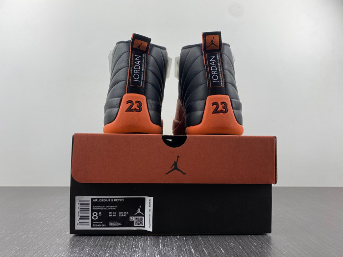 air jordan 12 retro brilliant orange fd9101-081