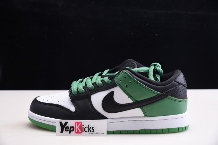 nike sb dunk low “classic green” bq6817-302