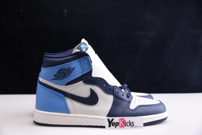 jordan 1 retro high unc obsidian 555088-140