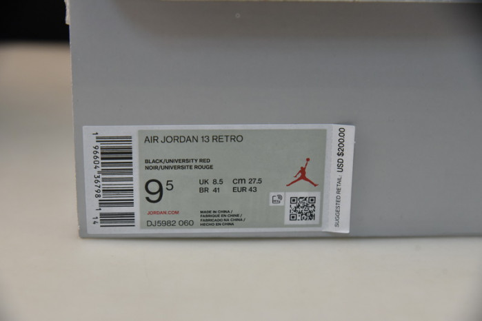 air jordan 13 retro black flint dj5982-060