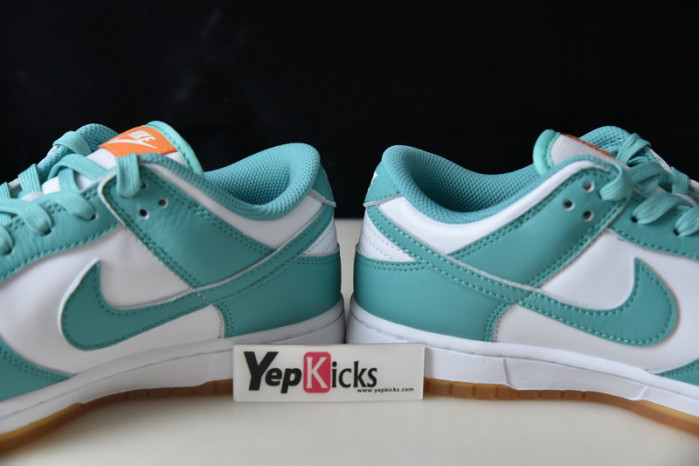 nike dunk low white turquoise dv2190-100