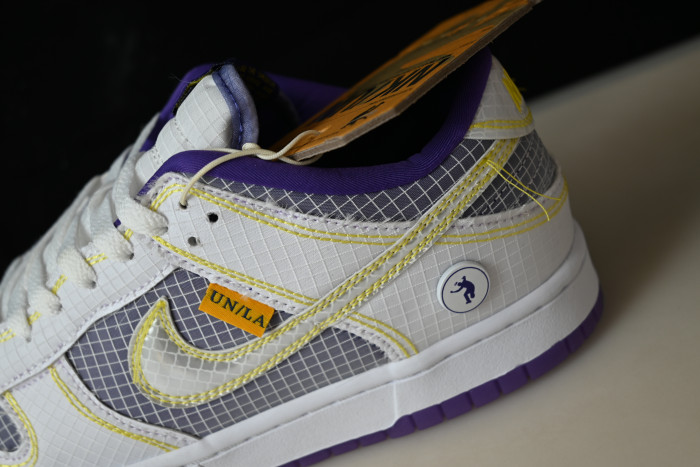nike dunk low union passport pack court purple dj9649-500