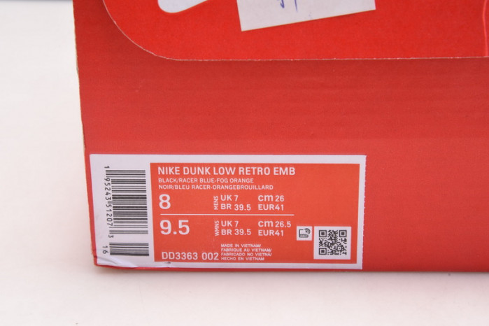 nike dunk low emb nba 75th anniversary knicks dd3363-002