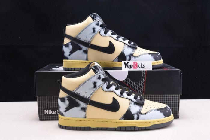 nike dunk high 1985 black acid wash dd9404-700