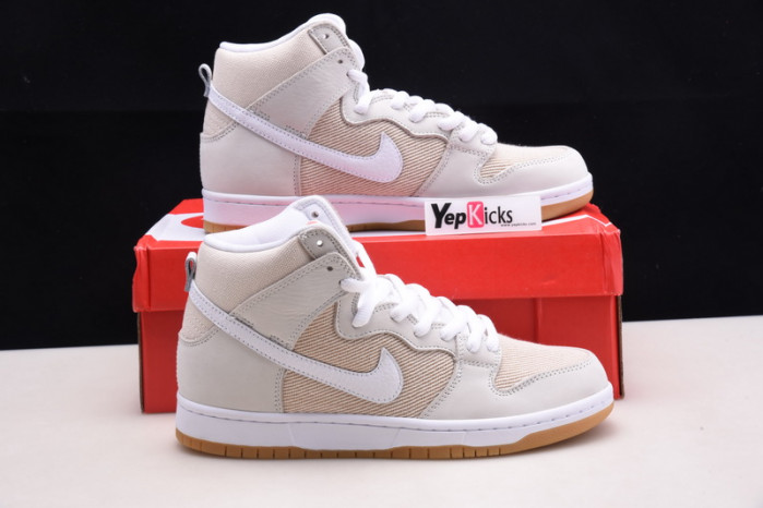 nike sb dunk high pro iso orange label unbleached natural da9626-100