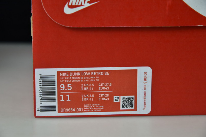 nike dunk low “lottery" dr9654-001